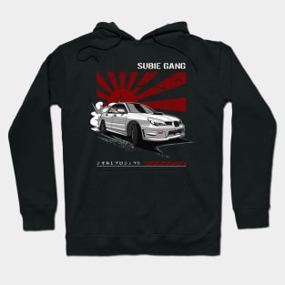 Subie Gang WRX STi (Pearl White) Hoodie